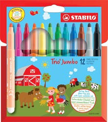 Stabilo viltstift Trio Jumbo XL