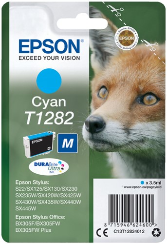 Inkcartridge Epson T1282 cyaan