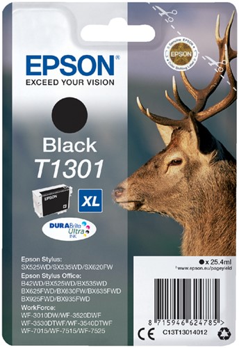 Inkcartridge Epson T1301 XL zwart