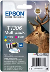 Inkcartridge Epson T1306 XL 3 kleuren