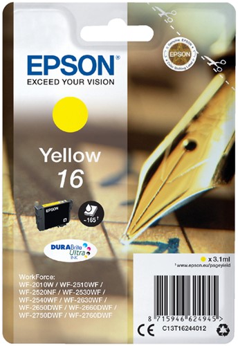 Inkcartridge Epson T1624 16 geel