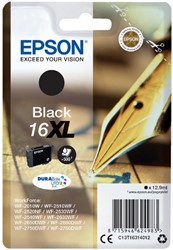 Inkcartridge Epson T1631 16XL zwart