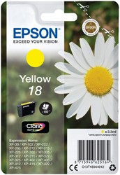 Inkcartridge Epson T1804 18 geel