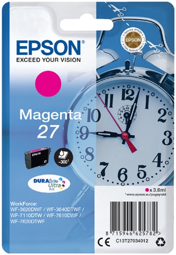 Inkcartridge Epson T2703 27 magenta