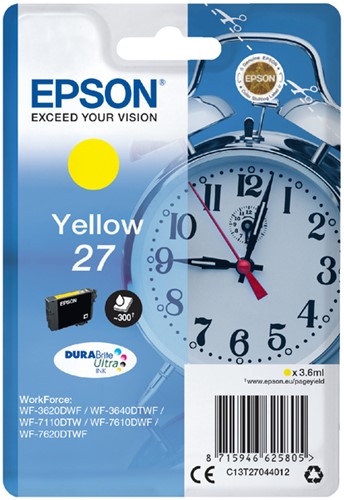 Inkcartridge Epson T2704 27 geel