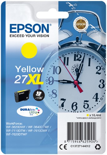 Inkcartridge Epson T2714 27XL geel