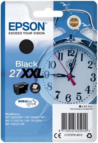 Inkcartridge Epson T2791 27XXL zwart