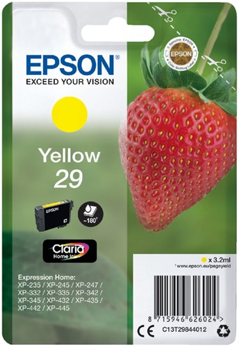 Inkcartridge Epson T2984 29 geel