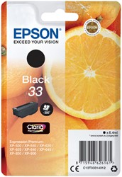 Inkcartridge Epson T3331 33 zwart