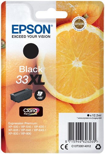 Inkcartridge Epson T3351 33XL zwart