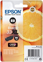 Inkcartridge Epson T3361 33XL foto zwart