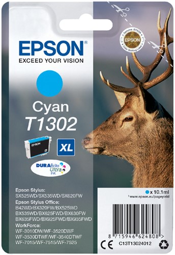 Inkcartridge Epson T1302 XL cyaan