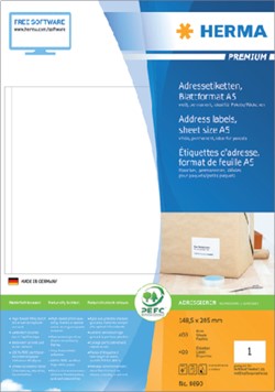 Herma etiketten Premium voor elke printer A5