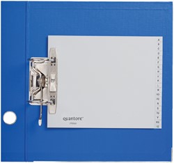 Tabbladen A5 A-Z 2g. half-hoog grijs pp