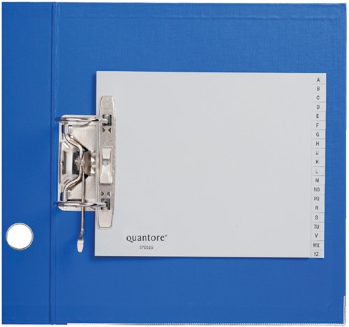 Tabbladen A5 A-Z 2g. half-hoog grijs pp
