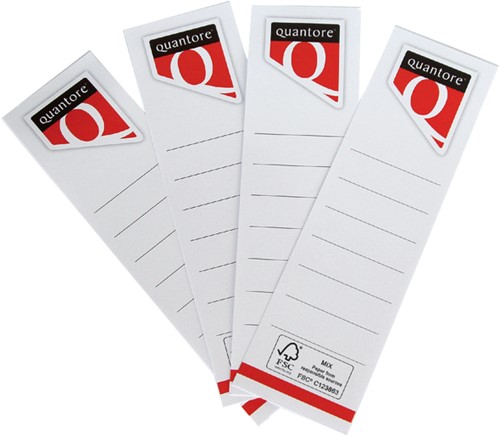 Ordnerrug Quantore 30x188mm insteek pk/10