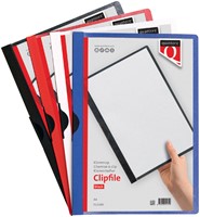 Klemmap A4 Quantore 30vel blauw-2