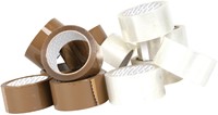 Verpakkingstape Quantore 50mmx60m bruin pk/6-2