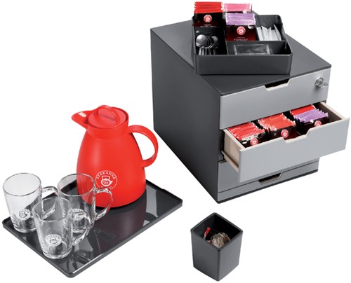 Coffee point box Durable 3385-58 antraciet-lichtgrijs