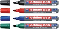 Viltstift Edding 250 whiteboard rond 1,5-3mm assorti 4/st-2
