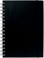 Notitieboek Quantore A5 spiraal tab zwart-2