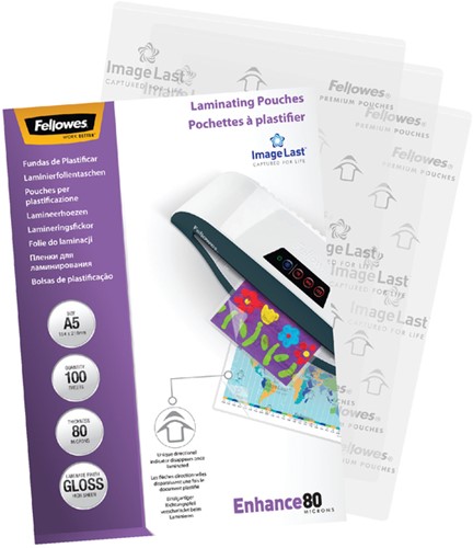 Lamineerhoes Fellowes A5 2x80micron ds/100-2