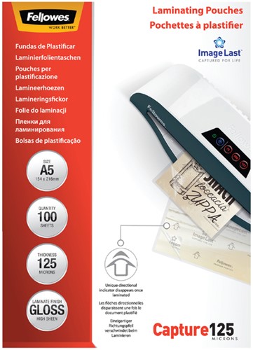 Lamineerhoes Fellowes A5 2x125micron ds/100-3