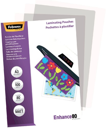 Lamineerhoes Fellowes A3 2x80micron mat ds/100-2