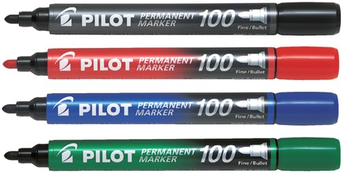 Viltstift Pilot SCA-100-G rond 1mm groen-2