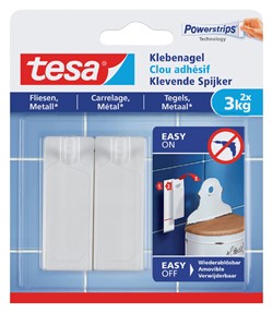 Tesa klevende spijker voor tegels & metaal