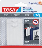 Klevende spijker Tesa voor behang en pleisterwerk 2kg pk/2 