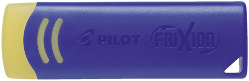Gum Pilot  Frixion geel met blauwe houder