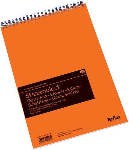 Schetsblok SH A3 spiraal 120vel 90gr