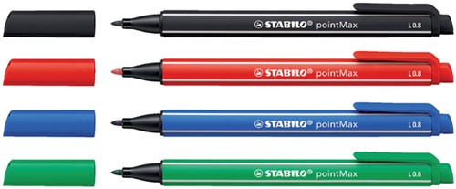 Viltstift STABILO pointmax 488/48 karmijn rood-2