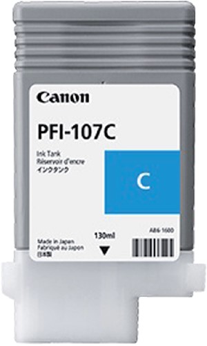 Inktcartridge Canon PFI-107 cyaan