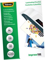 Lamineerhoes Fellowes A4 2x100micron ds/100-2