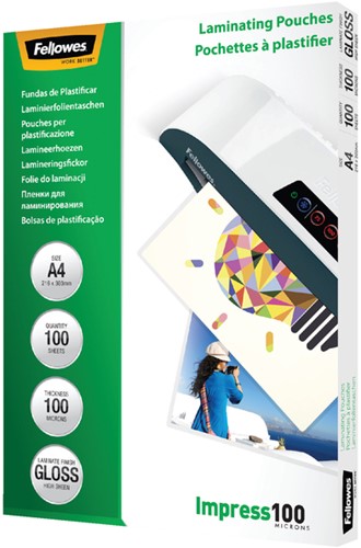 Lamineerhoes Fellowes A4 2x100micron ds/100