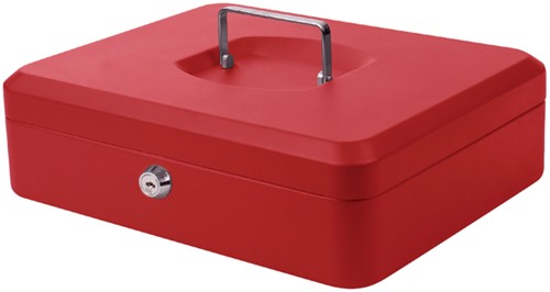 Geldkist 300x230x90mm nr. 44 rood-2