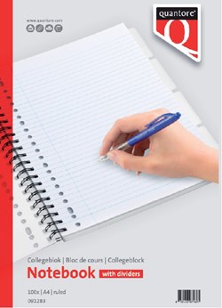 Quantore collegeblok 4 in 1
