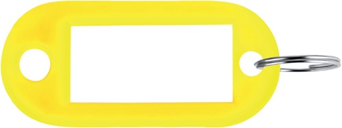 Sleutelplaatje Pavo geel ds/100