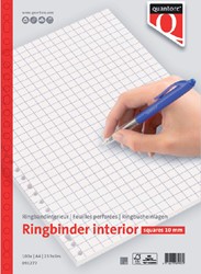 Ringbandinterieur A4 23r Quantore ruit 10mm pak/100