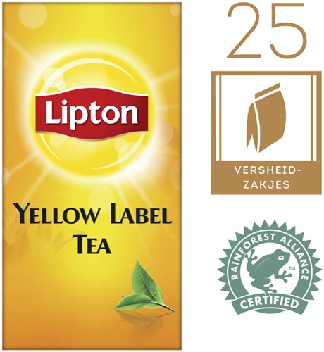 Thee Lipton yellow label 1.5gr pk/25
