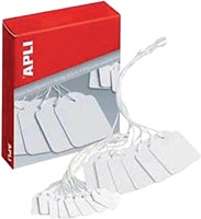 Label Apli 387 13x20mm met koord ds/1000-2