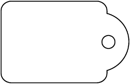 Label Apli 389 18x29mm met koord ds/1000
