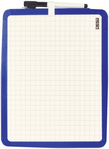 Viltstiftbord Desq 21x28cm tweezijdig magnetisch
