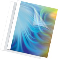 Thermische omslag Fellowes A4  1.5mm 1-8vel wit 100 stuks