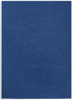 Voorblad Fellowes A4 lederlook royal blauw 100stuks-2