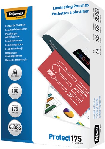Lamineerhoes Fellowes A4 2x175micron ds/100
