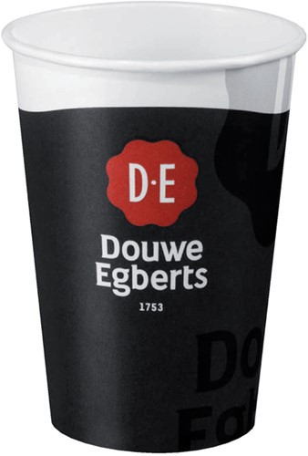 Beker paper cups Douwe Egberts 180cc pk/100
