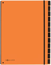 Sorteermap Pagna Trend 12tab A4 PP oranje